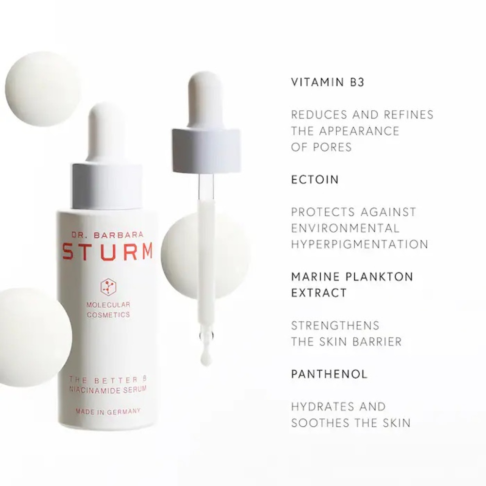 Dr. Barbara Sturm 
The Better B Niacinamide Serum 3ml